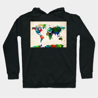 world map Hoodie